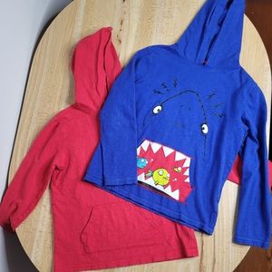 Spotted Zebra hooded tees size L